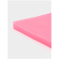 Молд для заливки новогодний «Новогодние флажки», силикон, 13.5×13.5×0.8 см, розовый