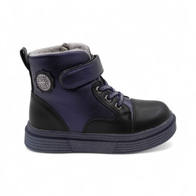 Ботинки PV234-2-2 черно синие