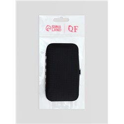 Набор маникюрный, 5 предметов, в футляре, чёрный