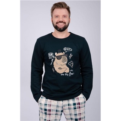 Пижама Капибара 2 (Зеленый)