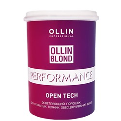 OLLIN Осветляющий порошок для открытых техник обесцвечивания волос Performance OPEN TECH  500 г