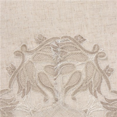 Скатерть «Этель. Ажурная», 120×150±5 см, бежевая