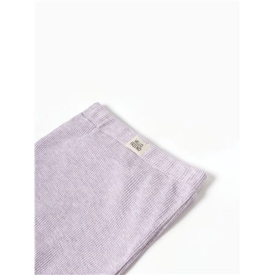 Легинсы Крошка Я Melange, рост 92-98, сиреневый