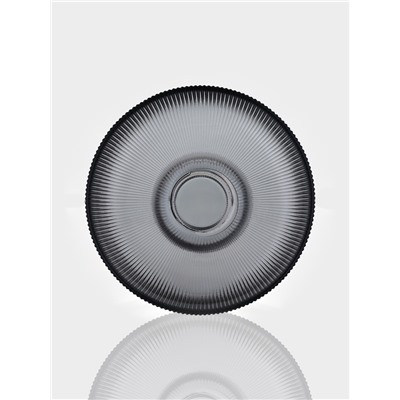 Ваза для фруктов «Камелия», 26×11 см, 2 л, стекло, серая