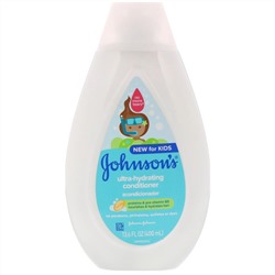 Johnson's Baby, Для детей, серия «Ультраувлажнение», кондиционер, 400 мл