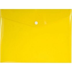 Папка с кнопкой  B5 180мкм 282х229мм  желтая  PK65A5Y inФОРМАТ