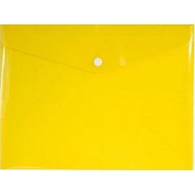 Папка с кнопкой  B5 180мкм 282х229мм  желтая  PK65A5Y inФОРМАТ