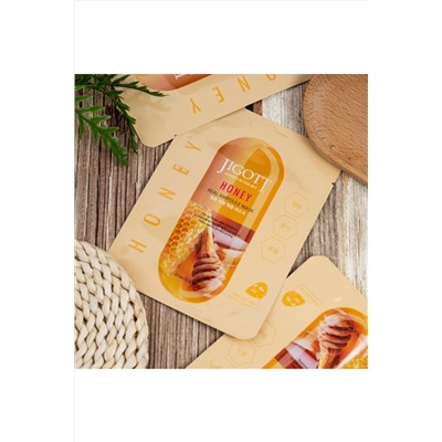 Jigott Ампульная тканевая маска с прополисом и мёдом / Honey Real Ampoule Mask, 27 мл УЦЕНКА KRISTALLER, 1217347