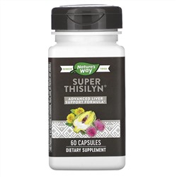 Nature's Way, Super Thisilyn, улучшенная формула для детоксикации, 60 вегетарианских капсул