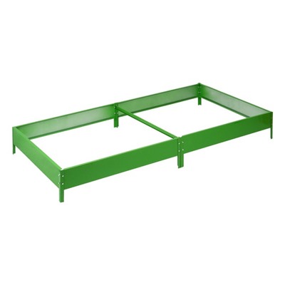 Грядка оцинкованная, компакт, 200×100×15 см, ярко-зелёная, Greengo