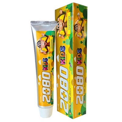 Паста Зубная детская Банановая AEKIUNG 2080 Dental Clinic KIDS Toothpaste Banana 80 гр
