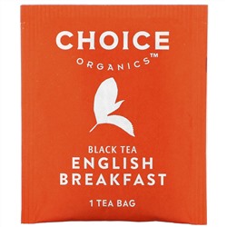 Choice Organic Teas, Black Tea, Organic English Breakfast, 16 Tea Bags, 1.12 oz (32 g)