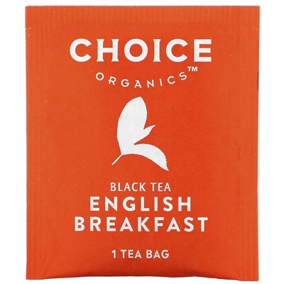 Choice Organic Teas, Black Tea, Organic English Breakfast, 16 Tea Bags, 1.12 oz (32 g)