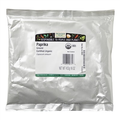 Frontier Natural Products, Organic Ground Paprika, 16 oz (453 g)