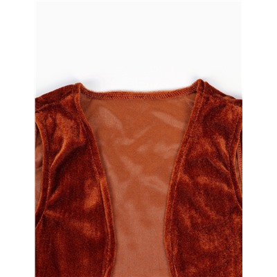 Карнавальный костюм «Мишка», жилет, шорты, маска фетр, рост 92-116 см