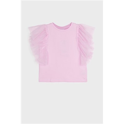 Фуфайка трикотажная для девочек (футболка) PLAYTODAY, 1122506