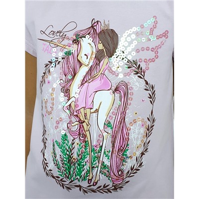 6-64-10. (Фуфайка для девочки, Лунева )