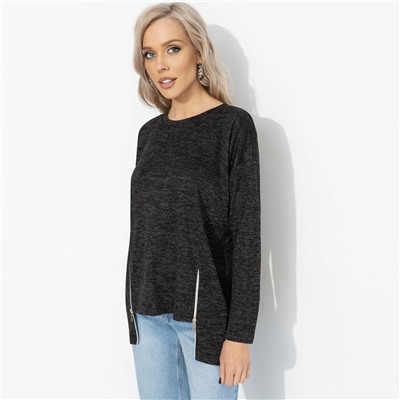 Свитшот с акцентными молниями, Городской драйв