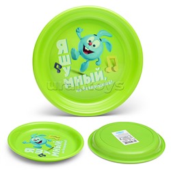 Тарелка плоская детская с декором "Смешарики" 185мм (Зеленый)