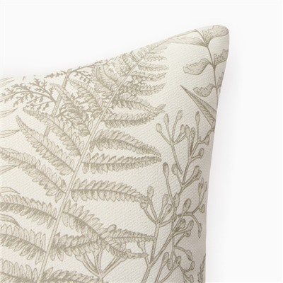 Подушка декоративная «Этель. Листва», 40×60 см, бежевый