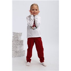 Детская пижама с брюками П324 Нарядные Ёлочки НАТАЛИ, 1214071
