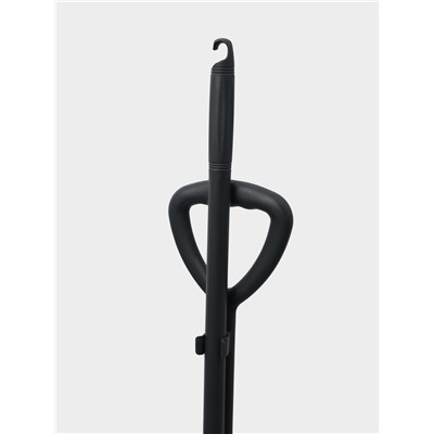 Щётка для пола, с совком-ловушкой, с крышкой, серая