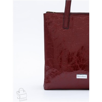 Сумка женская кожаная 91147SP wine red Velina Fabbaino-Safenta