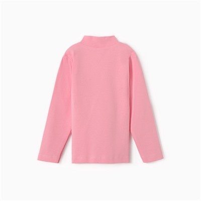 Водолазка для девочки, цвет ярко-розовый, рост 104 см