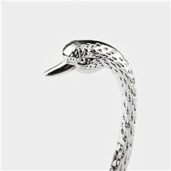 Набор ложек Magistro «серебристый лебедь», 7.5×5×14 см, 7 предметов, на подставке, металл, серебристый