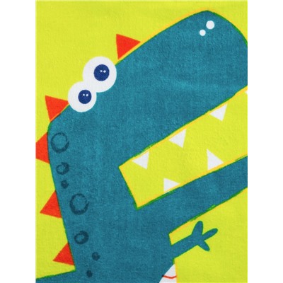 Полотенце - пончо детское махровое «Крошка Я. Дино», 60×120 см, хлопок 100%