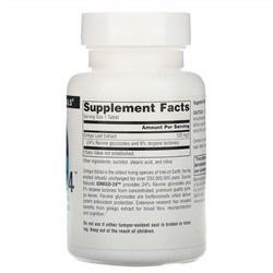 Source Naturals, Гинкго-24, 120 мг, 120 таблеток