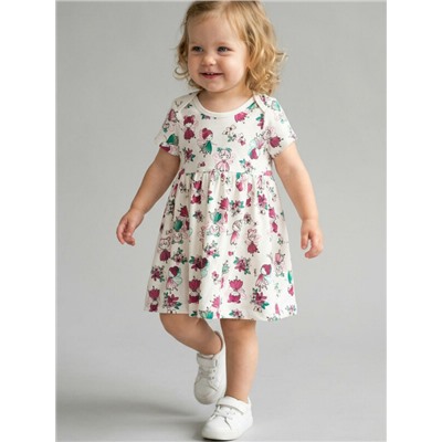 Платье-боди детское трикотажное для девочек