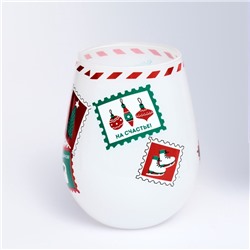 Стакан стеклянный новогодний «Все сбудется», 620 мл