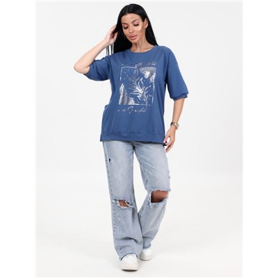 Футболка "Лайма" синяя