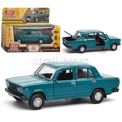 Машина металл LADA ВАЗ-2105 1997 12 cm, (отк. двери, багаж)инерц., в коробке