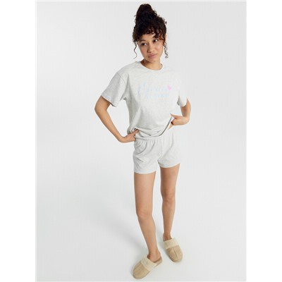 КОМПЛЕКТ ЖЕНСКИЙ (ДЖЕМПЕР, ШОРТЫ) 592519