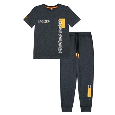 Комплект трикотажный для мальчиков: фуфайка (футболка), брюки