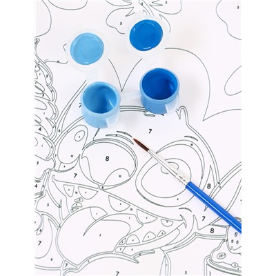 Картина по номерам на холсте с подрамником «Коала мутант» 20×30 см