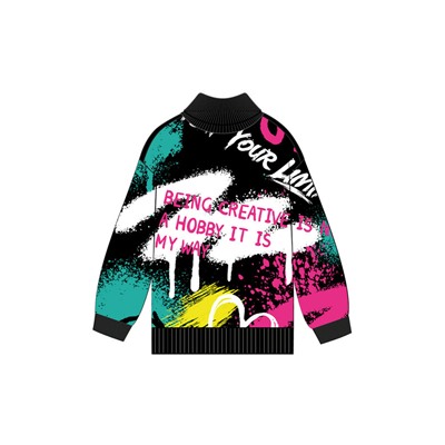 Свитер трикотажный для девочек