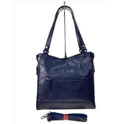 Женская сумка  из искусственной кожи, цвет синий