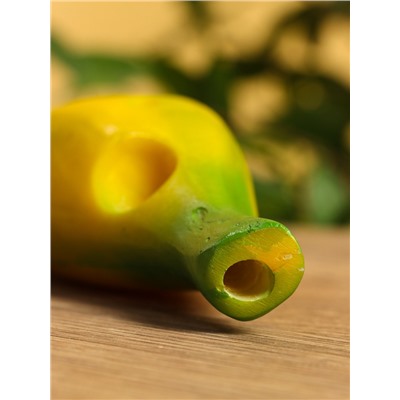 Сувенирный музыкальный инструмент свисток «Банан», 15×3.5×4 см, полирезин