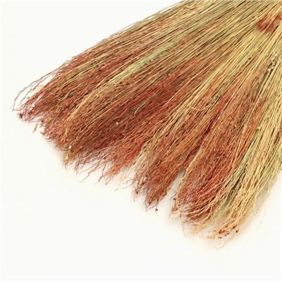 Веник для уборки Шафран «Сорго», 3-х прошивной, шестилучевой, ручная работа, 80-90 см