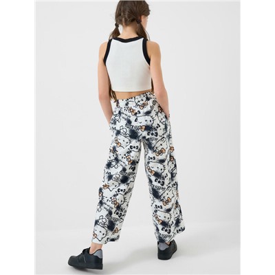 Комплект трикотажный для девочек: топ, брюки