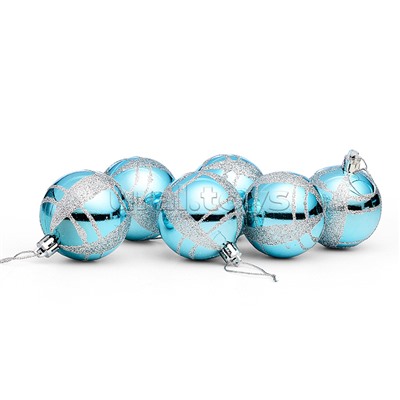 Набор шаров "Льдинка" (6см) в коробке