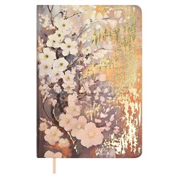 Записная книжка Escalada, А6, 96 л., Сакура в медовом золоте