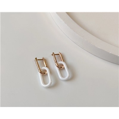 Серьги с керамикой