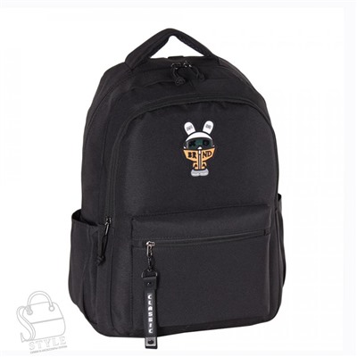 Рюкзак женский текстильный 1866PW black Sikale/30