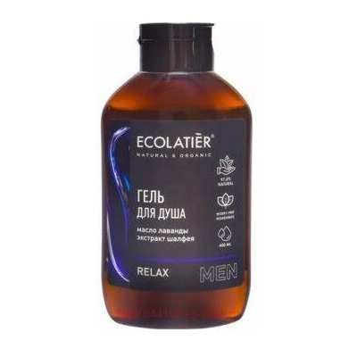 ECOLATIER Мужской Гель для душа Relax 400мл 832101
