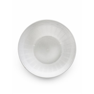 Кашпо для цветов «Ротанг», 8 л, d=27.5 см, h=20.5 см, пластиковое, с поддоном, белое