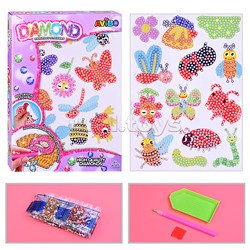 Мозаика алмазная "Насекомые" в коробке